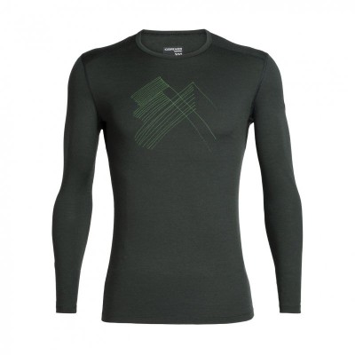 BLUZA 200 OASIS LS CREWE SNAP HEAD MEN